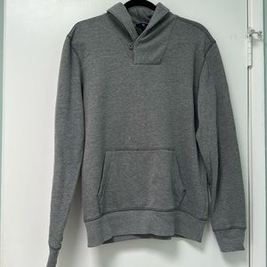 Gap Shawl Collar sweater gray.